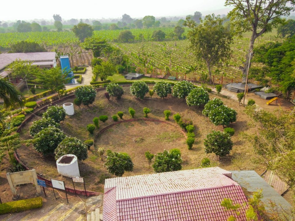 Aerial view of Khooni Bhandara site